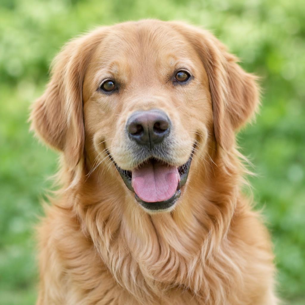 Photo d'exemple de Pantoufle, un chien Golden Retriever